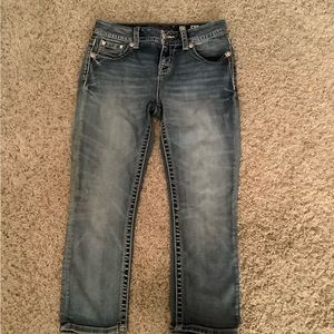 Miss Me Mid Rise Easy Crop Jeans